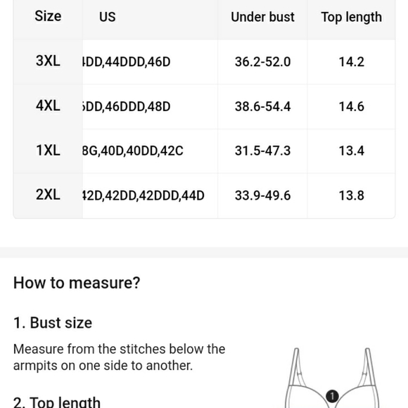 Black lace bralette plus size 2x 3x 4x available - Picture 5 of 6